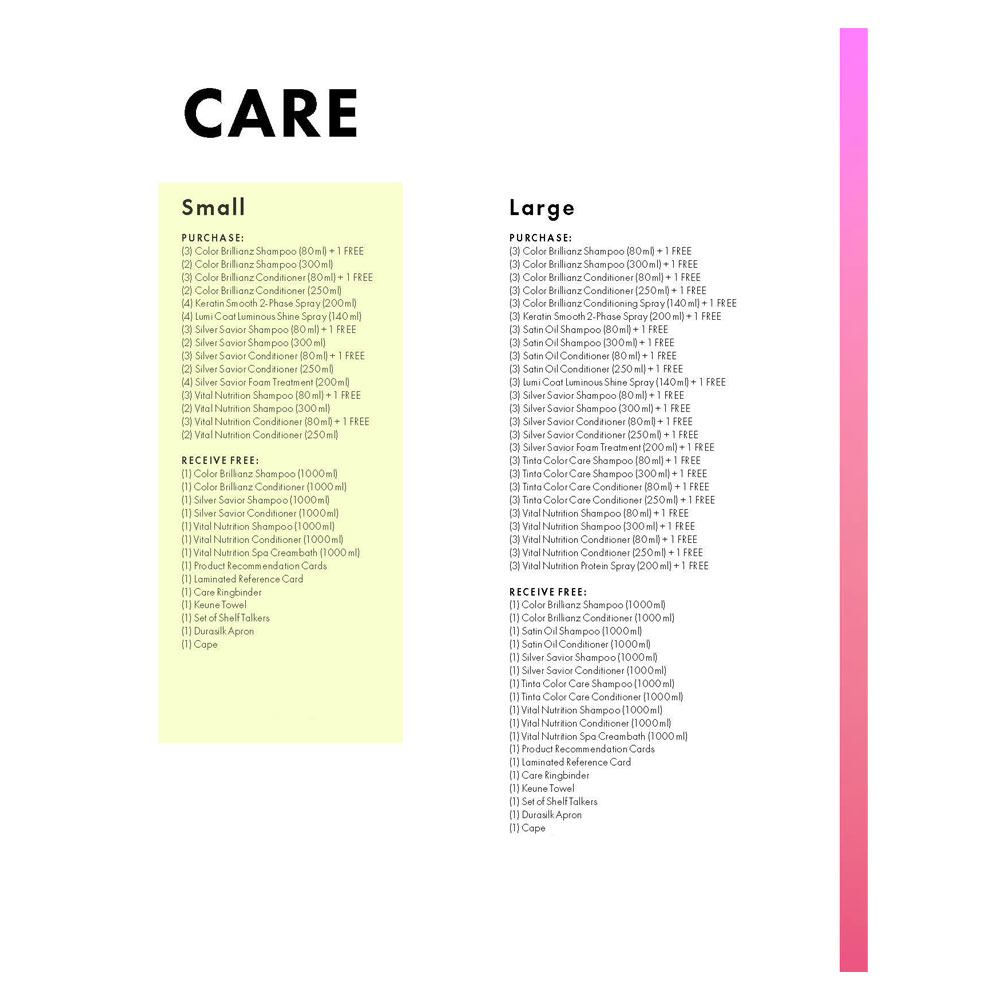 Care Small Opening Order