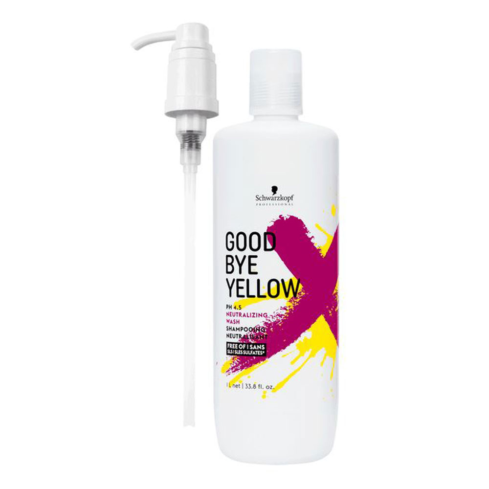 Good Bye Yellow Shamp Liter With Pump